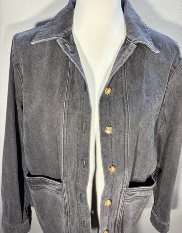 WILL Forever Black Denim Jacket- Size Medium