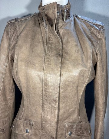 Belstaff Bronze Leather Jacket- Size 42