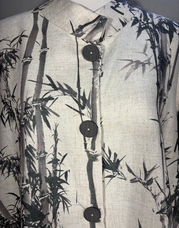 Mia Bella Black And White Patterned Jacket- Size 40