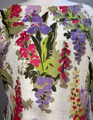 Laura Ashley Floral Linen Top- Size UK14