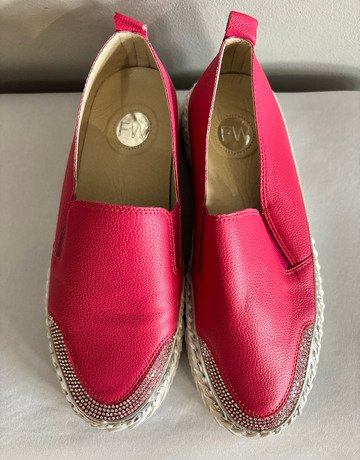 Footwork Fuchia Pink Shoes- Size 7 ( Small size 7- Not leather)