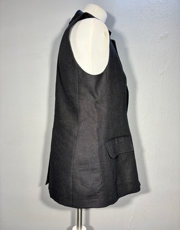 Witchery Black Linen Jacket- Size 10