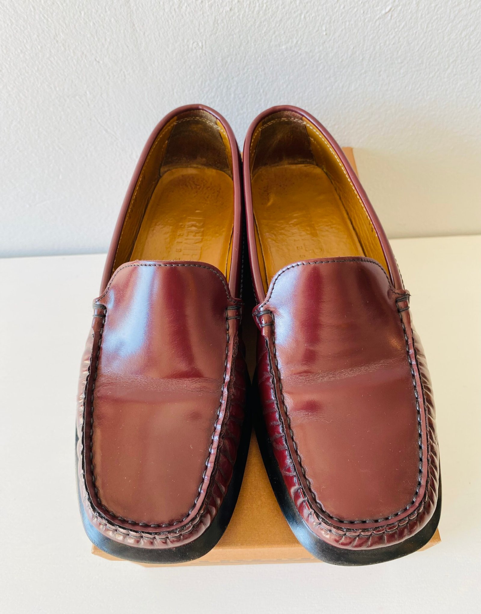 Tremp Leather Loafers (with rubber soles)- Size: 5 1/2