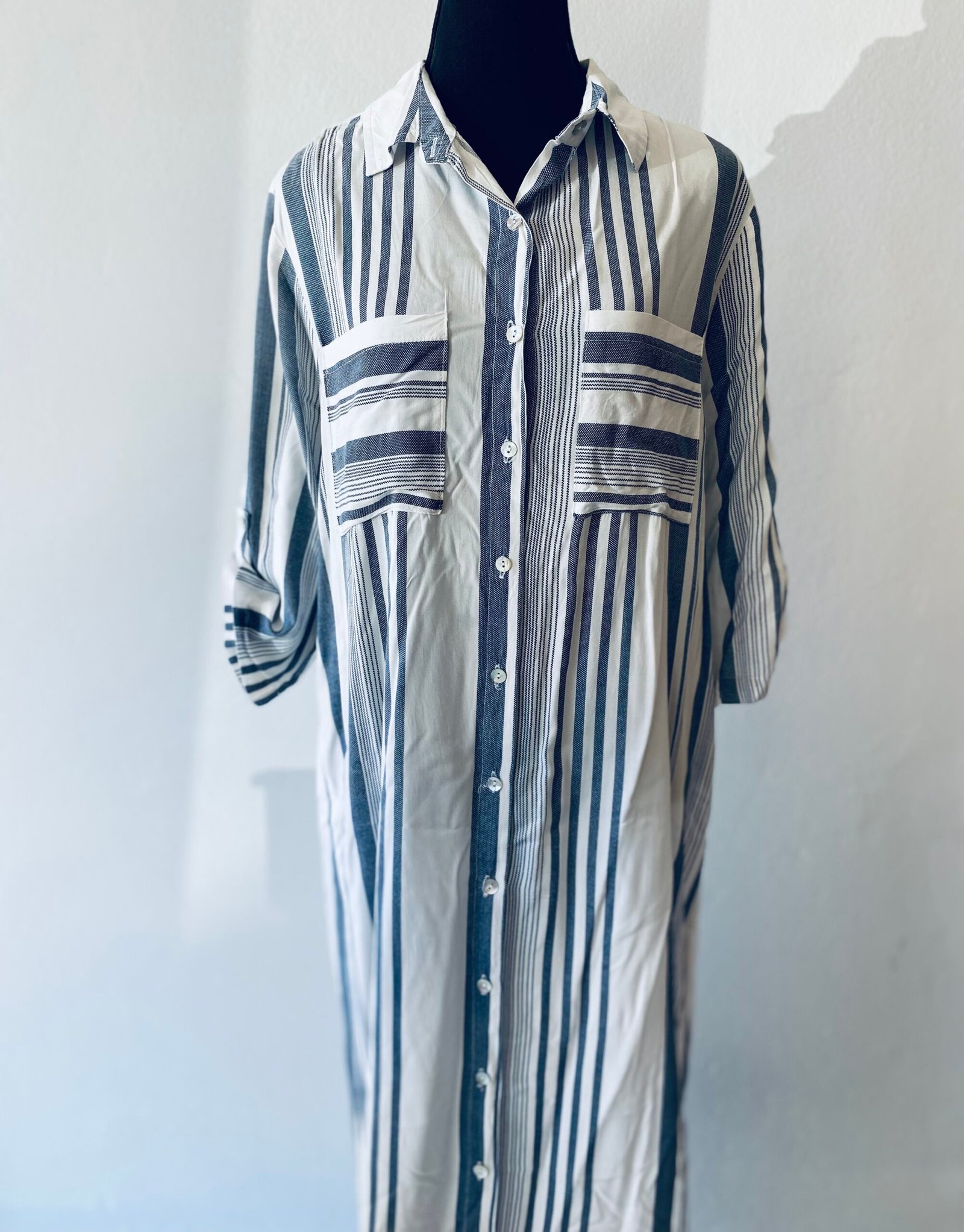 Bukamina (cotton shirt dress) - Size: M