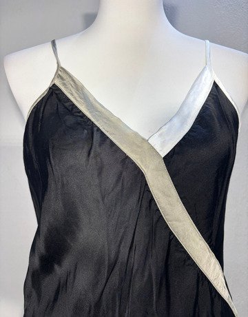 YAYA Women Viscose Black And White Top- Size 40
