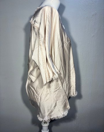 Jaga Cream Rayon Top- Size Extra-Large