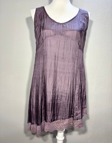 TALIWAG Lilac Pure Silk Top- Size 3 - Large
