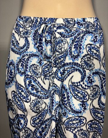 Ralph Lauren Blue Patterned Pants- Size 4n (Medium)