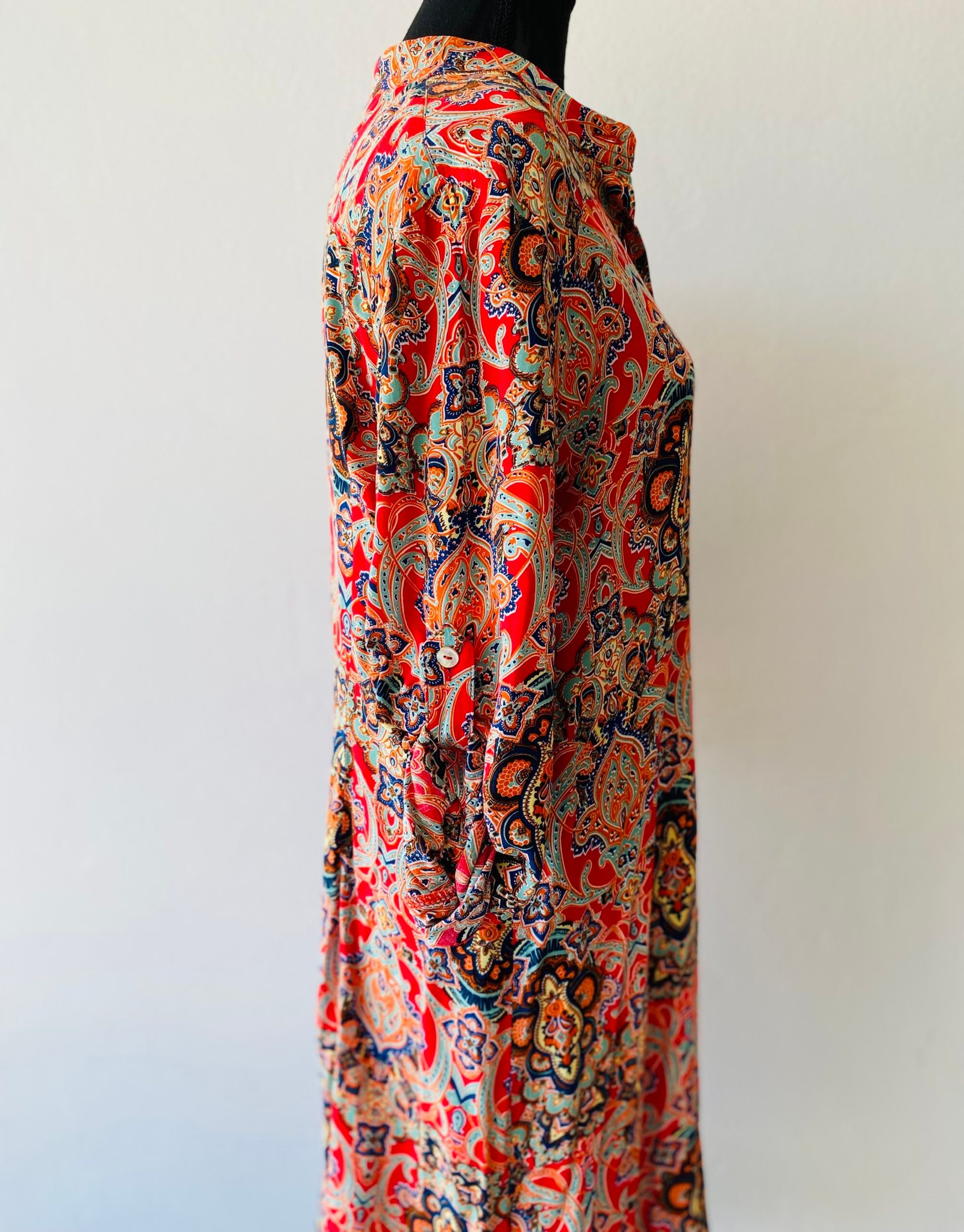 African Queen, Cotton Dress – Size: L/14