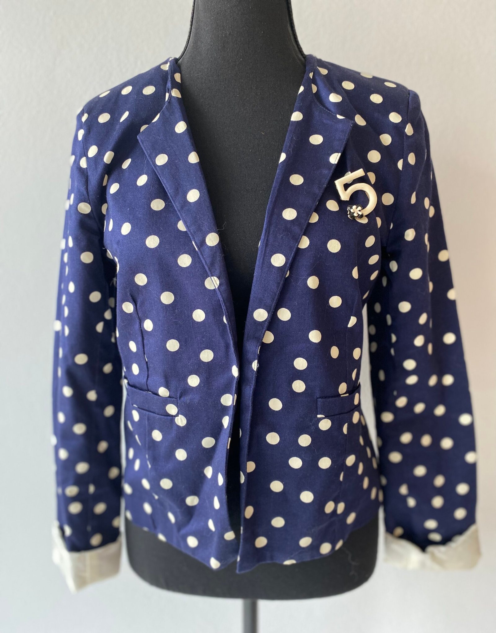 Hippocampes (lined blazer) - Size: SA 6 - French 38
