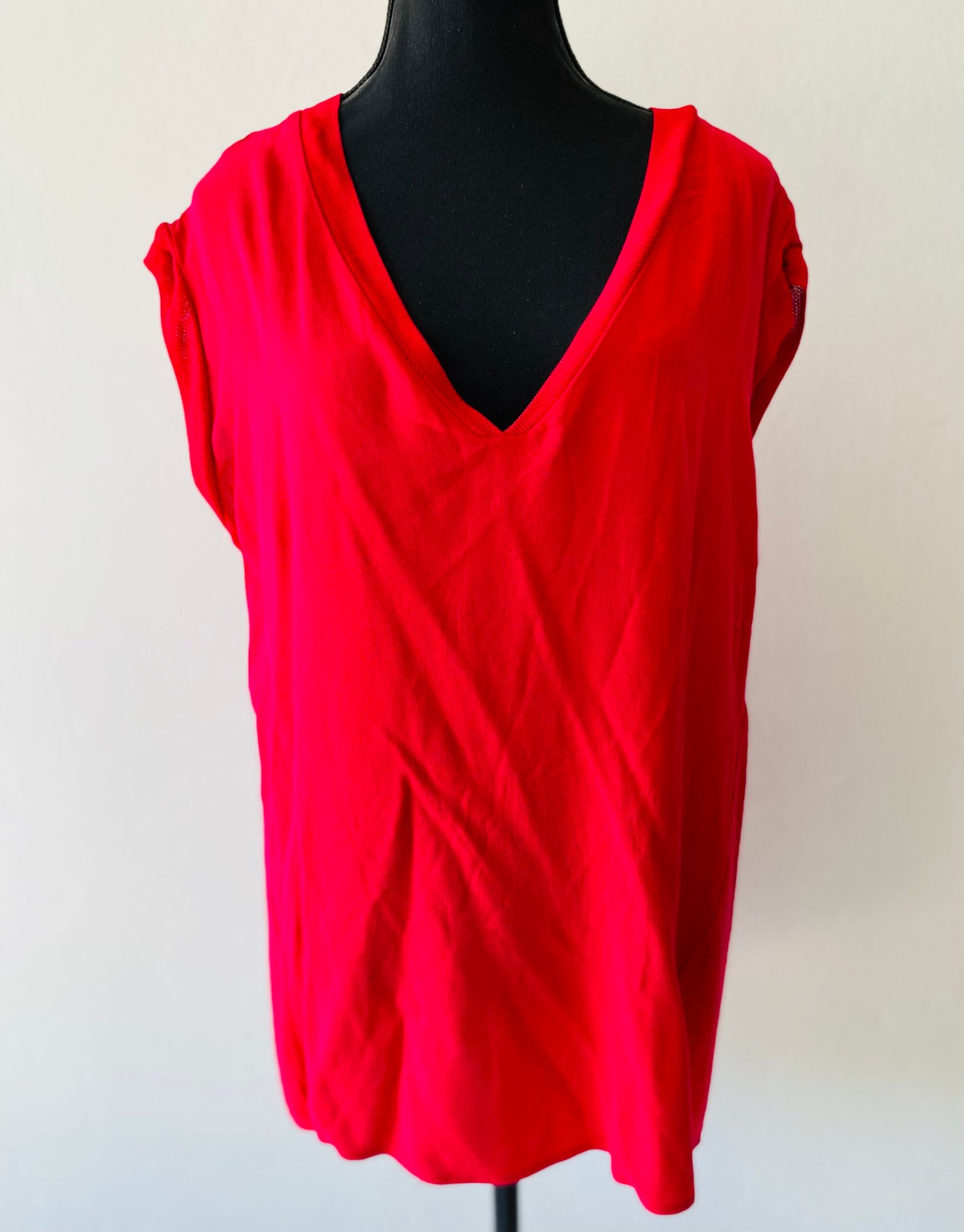 Trenery, dark pink top - Size: M/14
