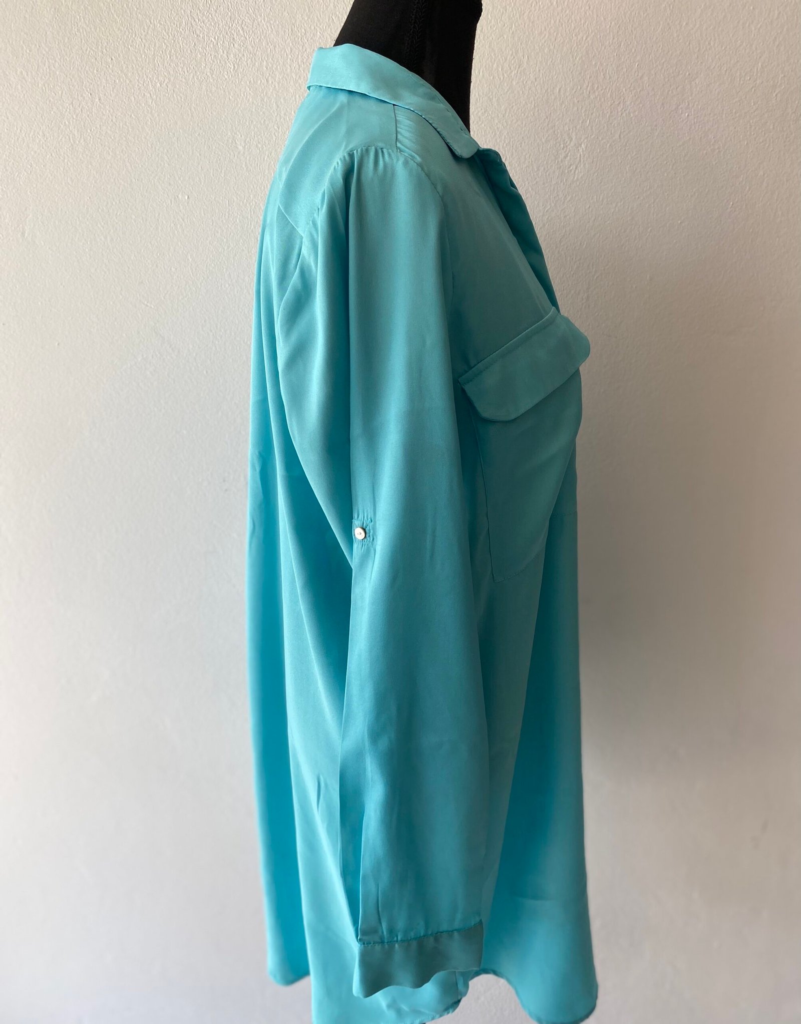 Hilton Weiner Poly Satin Dress/Blouse – Size: SA 36