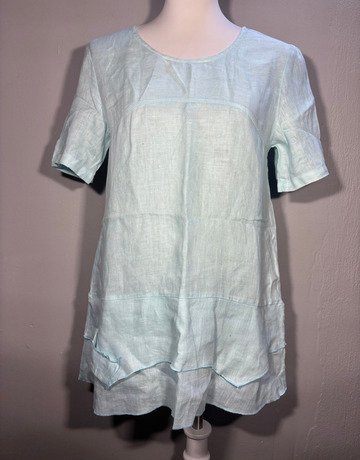 Soul Mint Pure Linen Top/Dress- Size Small