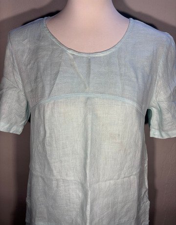Soul Mint Pure Linen Top/Dress- Size Small