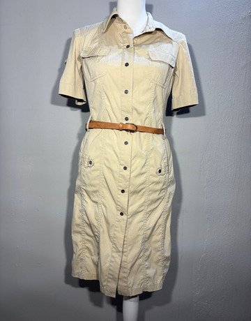 Karen Millen Beige Dress- Size UK10