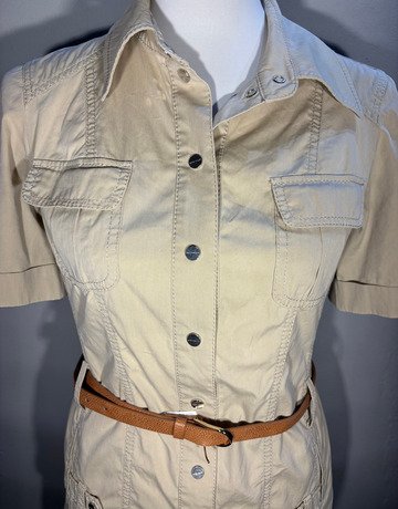 Karen Millen Beige Dress- Size UK10