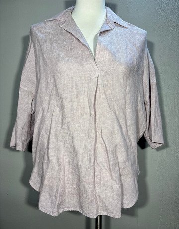 Witchery Lilac Linen Top- Size UK6